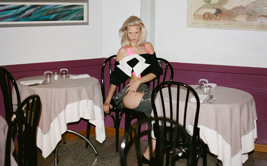 Fashion image produced and coordinated by Hotel Production — a Milan-based service that works with the most creative collaborators in the industry.